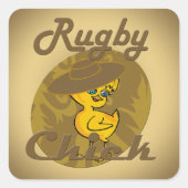 ラグビー#6 スクエアシール (正面)