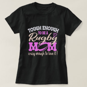 ラグビ熱狂するーの強母さん,ラグビーの愛好者への贈り物 Tシャツ