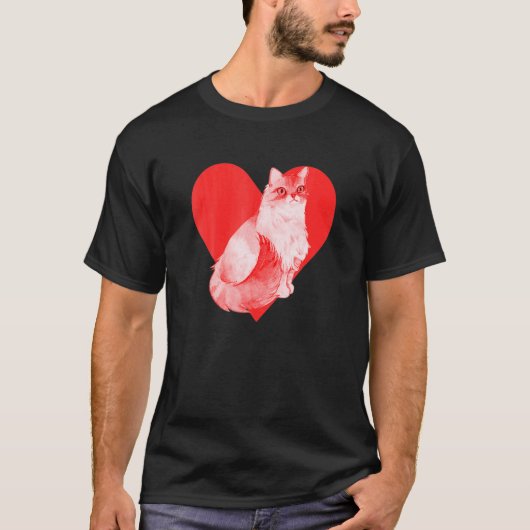 ラグマフィン猫 Tシャツ (正面)