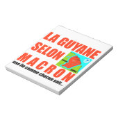 ラグヤネセロンマクロンエストゥンイル ノートパッド (回転)