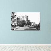 ラグランデオレゴン州メイン通りビュー写真 キャンバスプリント (インサイチュ (ウッドフロア))