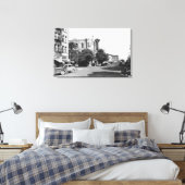 ラグランデオレゴン州メイン通りビュー写真 キャンバスプリント (インサイチュ (寝室))