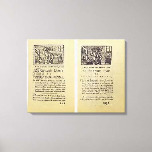 「ラグランデコレ・デ・ペレ」より2ページ キャンバスプリント (正面)