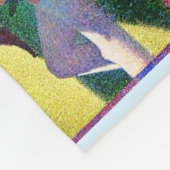 ラグランデジャッテ島の日曜の午後 フリースブランケット (角)