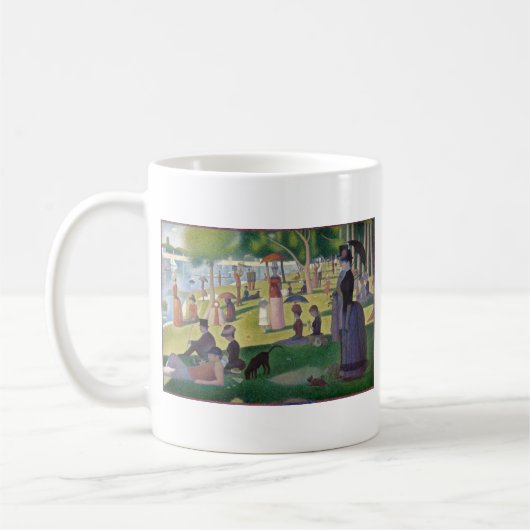 ラグランデジャット島の日曜日の午後 コーヒーマグカップ (左)