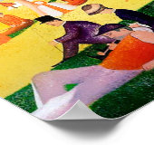 ラグランデジャット島の日曜日の午後 ポスター (角)