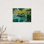 ラグレヌイエール – クロード・モネ – 1869 ポスター (キッチン)