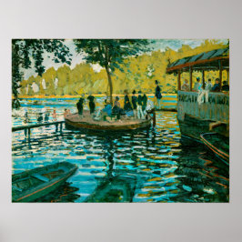 ラグレヌイエール – クロード・モネ – 1869 ポスター