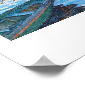 ラグレヌイレクロードモネ素晴らしアート絵画ズ ポスター (角)