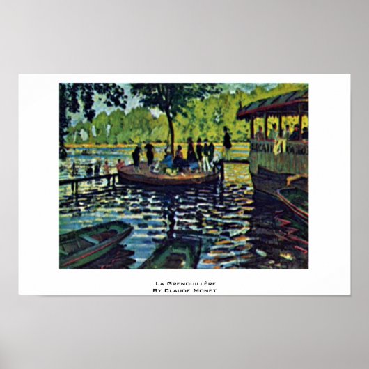 ラグレヌイレバイクロードモネ ポスター (正面)