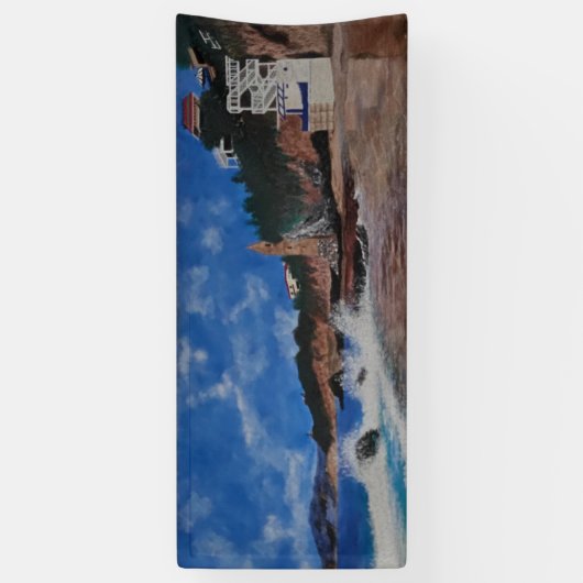 ラグーナタワー#1 横断幕 (縦)