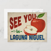 ラグーナニゲルカリフォルニアアップル – ヴィンテージトラベル ポストカード (正面/裏面)