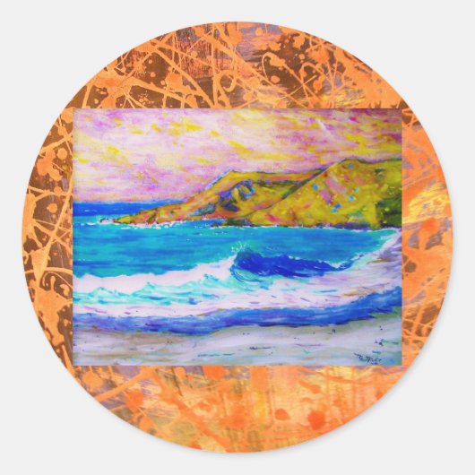 ラグーナビーチスプラッシュドリップ ラウンドシール (正面)