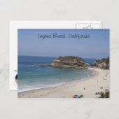 ラグーナビーチ、カリフォルニアポストカード ポストカード (正面/裏面)