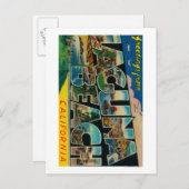 ラグーナビーチ，カリフォルニア – ラージレターシーン ポストカード (正面/裏面)