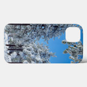 ラグーナ山脈の雪に覆われた木々 Case-Mate iPhoneケース (裏面 (横))