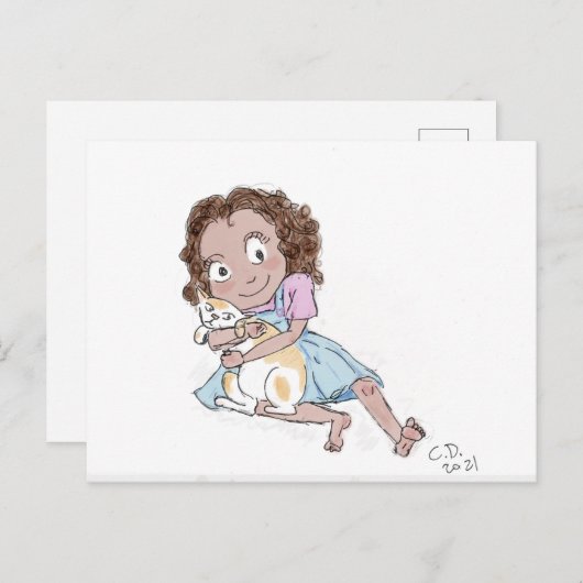 ラグームフィンのテール&トートポスター ポストカード (正面/裏面)