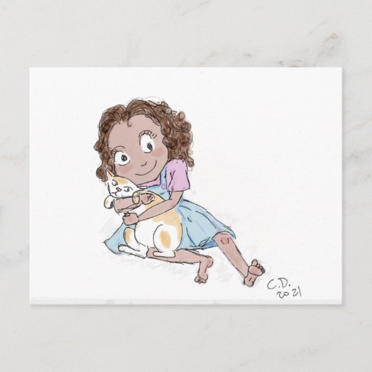 ラグームフィンのテール&トートポスター ポストカード (正面)