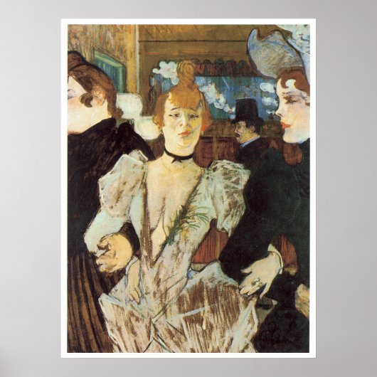 ラグールーが1892年にルージュに到着 ポスター (正面)