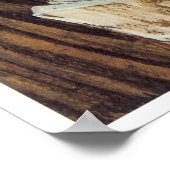 ラグールーが1892年にルージュに到着 ポスター (角)