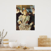 ラグールーが1892年にルージュに到着 ポスター (キッチン)