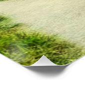 ラグーンに沿ったナチュラルなカカマトゥラのトラック写真 ポスター (コーナー)