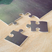 ラグーンのオーロラライト | Jokulsarlon，アイスランド ジグソーパズル (側面)