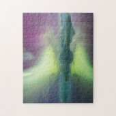 ラグーンのオーロラライト | Jokulsarlon，アイスランド ジグソーパズル (縦)