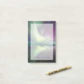 ラグーンのオーロラライト | Jokulsarlon,アイスランド ポストイット (デスク上)