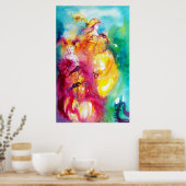 ラグーンのロンド/ヴェネツィアの仮装ボールキャンバス ポスター (キッチン)