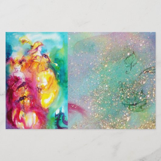 ラグーンのロンド/ヴェネツィアの仮装ボール 便箋 (正面)