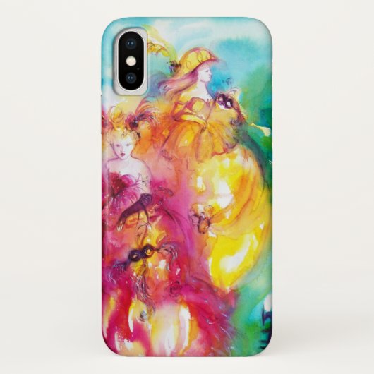 ラグーンのロンド/ヴェネツィアの仮装ボール Case-Mate iPhoneケース (裏面)