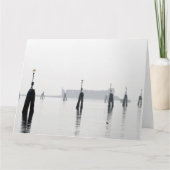 ラグーンの小さなアヒルはグリーティングカードを折った カード (正面)