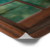 ラグーンカラフルウフェイクィンドウ幻影ポスター ポスター (角)