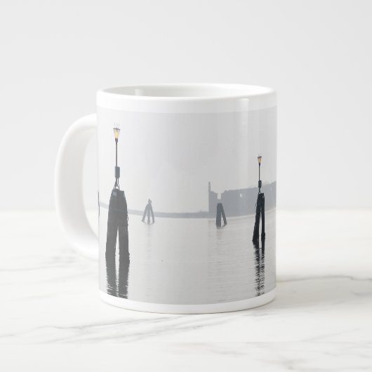 ラグーンジャンボマグカップでアヒル ジャンボコーヒーマグカップ (正面左)