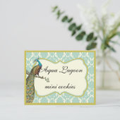 ラグーンピークック スイーツ バッフェ テーブル サイン ポストカード (スタンド正面)