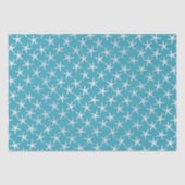 ラグーンブルースターフィッシュパターンティッシュペーパー 薄葉紙 (正面)