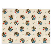 ラグーン及びハートヴィンテージ抱き枕 ラージペーパーバッグ (裏面)