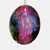ラグーン放射星間雲の写真 セラミックオーナメント (右)