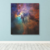 ラグーン星雲（可視光線） キャンバスプリント (インサイチュ (ウッドフロア))