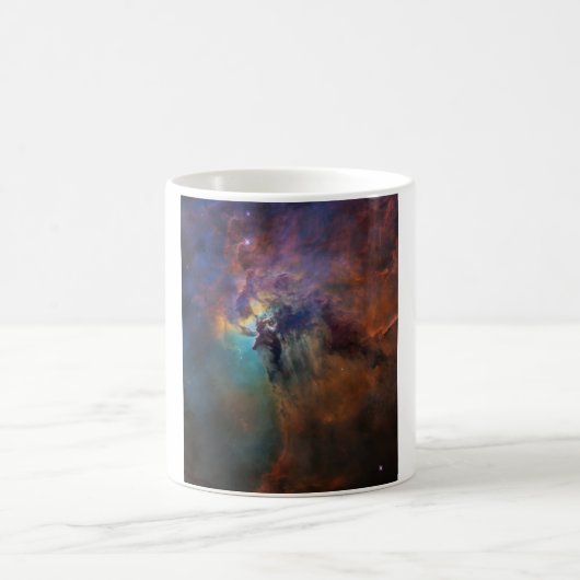 ラグーン星雲(天文学宇宙画像) （宇宙） コーヒーマグカップ (中央)