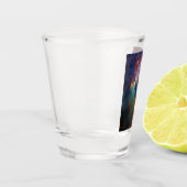 ラグーン星雲(天文学宇宙画像) （宇宙） ショットグラス (左)