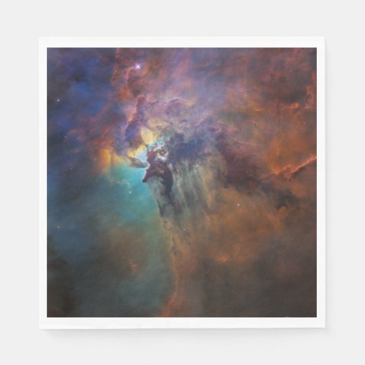 ラグーン星雲(天文学宇宙画像) （宇宙） スタンダードランチョンナプキン (正面)