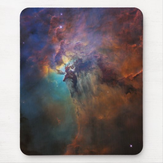 ラグーン星雲(天文学宇宙画像) (宇宙) マウスパッド (正面)