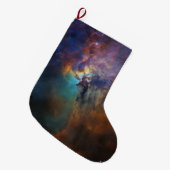 ラグーン星雲(天文学宇宙画像) (宇宙) ラージクリスマスストッキング (正面 (吊り時))