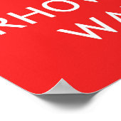 ラグ保ビーカル与えア&ブラッド（ウェールズ） ポスター (角)