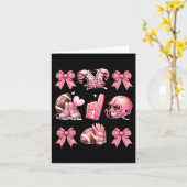 ラグ感謝祭の秋の紅葉感謝焼き カード (黄色い花)