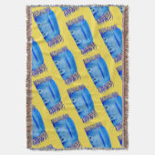 ラグ飛んでいるブランケット スローブランケット (正面縦)