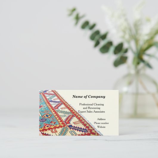 「ラグ＆フローリング」名刺 名刺 (スタンド正面)