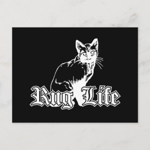 ラグ・ライフ - ギャングスタ・キャット ポストカード